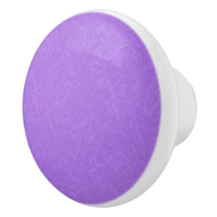 Bouton De Porte En Céramique Surface violette texturée avec motif tourbillonnan