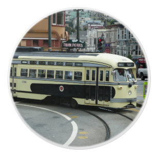 Bouton De Porte En Céramique Téléphérique de San Francisco