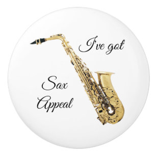 Bouton De Porte En Céramique Tige en céramique saxophone