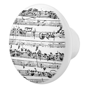 Bouton De Porte En Céramique Tiroir céramique manuscrit musical