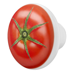 Bouton De Porte En Céramique Tomato rouge
