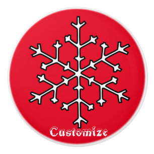 Bouton De Porte En Céramique Tonnerre de neige