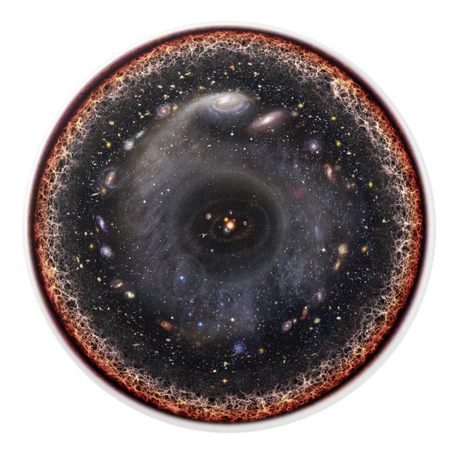 Bouton De Porte En Céramique Traction en céramique d'univers (Devant)