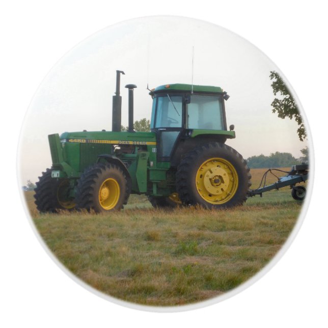 Bouton De Porte En Céramique Tractor  (Devant)