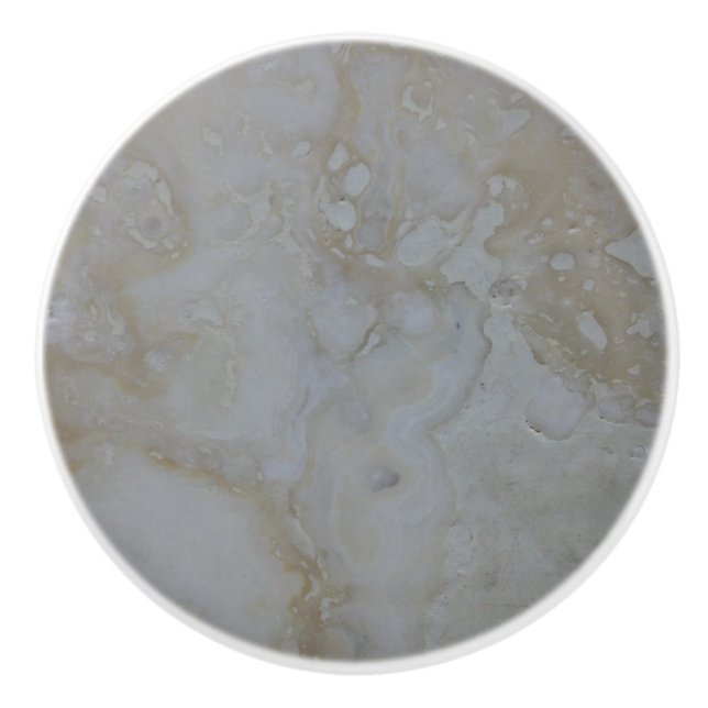 Bouton De Porte En Céramique Travertine Ceramic Knob (Devant)