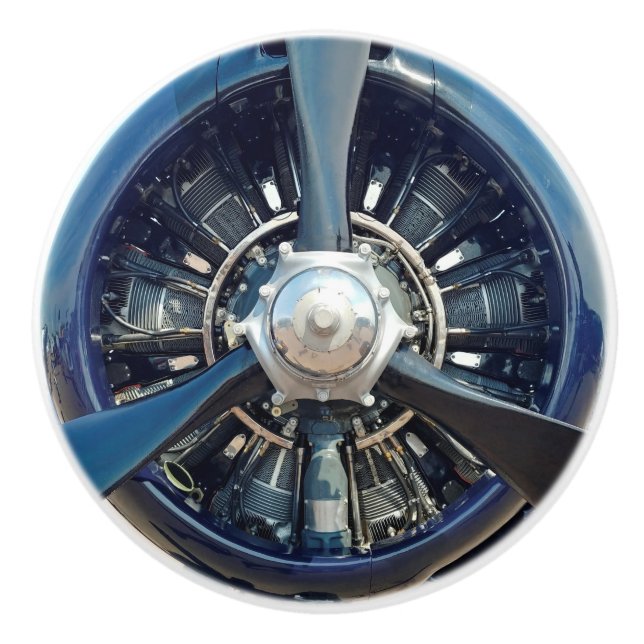 Bouton De Porte En Céramique Trojan T-28 (Devant)