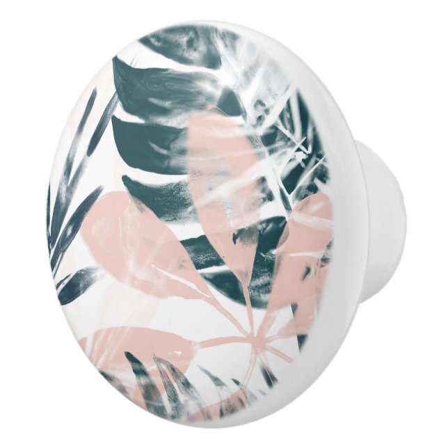 Bouton De Porte En Céramique Tropical Blush (Droite)