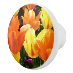 Bouton De Porte En Céramique Tulip Ceramic Knob