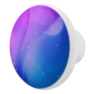 Bouton De Porte En Céramique Vague d'imaginaire