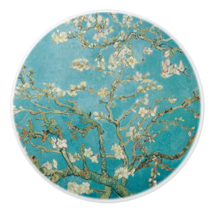 Bouton De Porte En Céramique Van Gogh Almond Blossoms