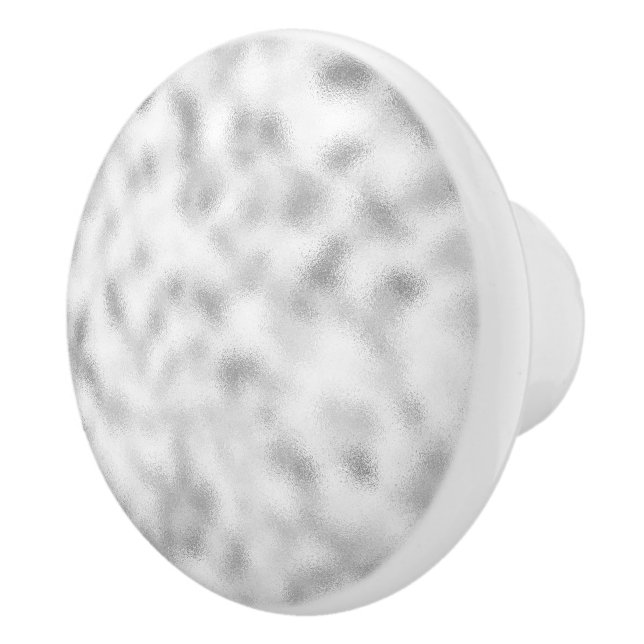 Bouton De Porte En Céramique Verre Foggy moderne (Droite)