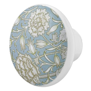 Bouton De Porte En Céramique Vintage William Morris Wild Tulip