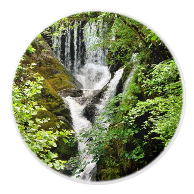 BOUTON DE PORTE EN CÉRAMIQUE WALLS WATERFALLS (Devant)