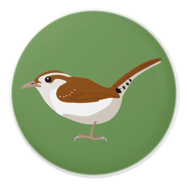 Bouton De Porte En Céramique Wren (Devant)