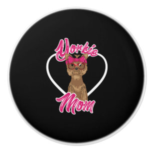 Bouton De Porte En Céramique Yorki Maman