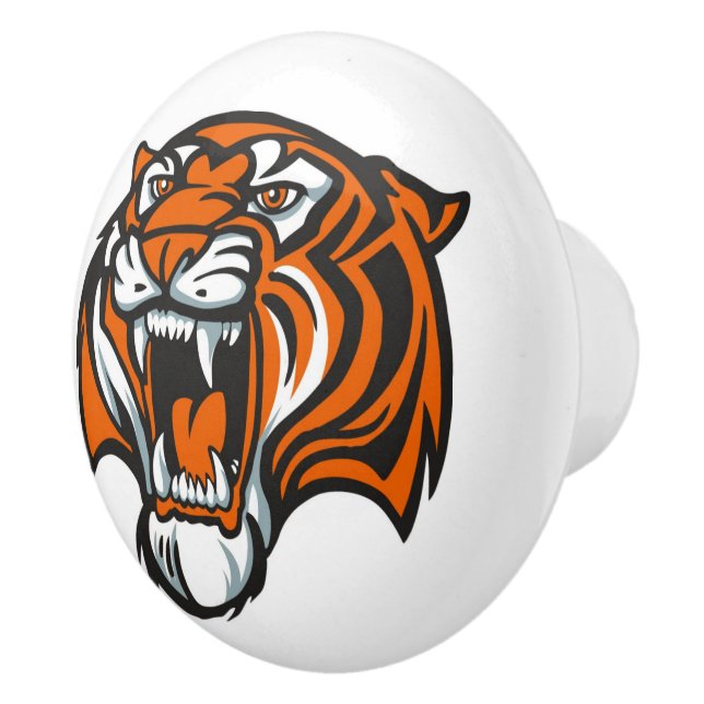 Bouton de tigre en céramique - SRF (Droite)