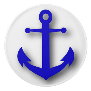 Bouton de tiroir de l'Ancre de plage nautique