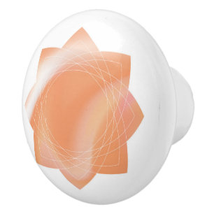 Bouton en céramique aux couleurs mixtes