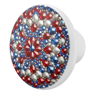 Bouton en céramique avec Pays-Bas Colours