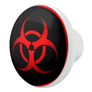 Bouton en céramique bio-danger