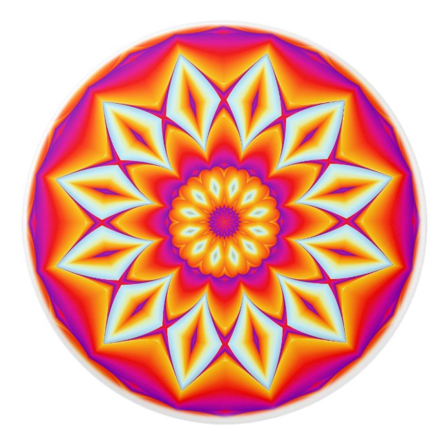 Bouton en céramique d'Aztecc (Devant)