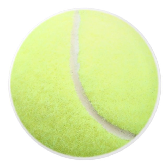 Bouton en céramique de balle de tennis (Devant)