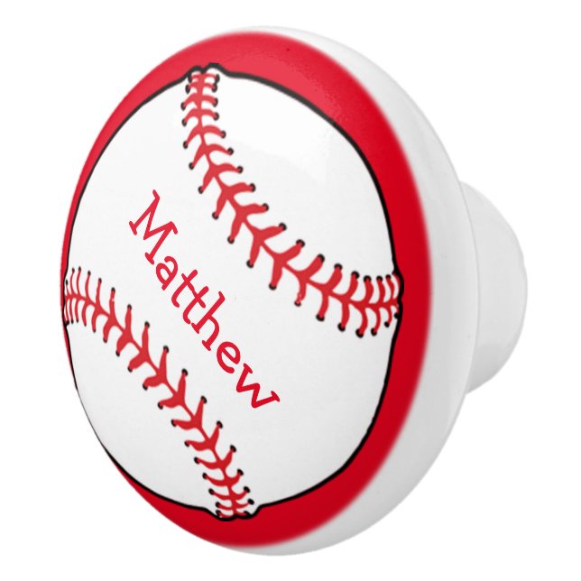 Bouton en céramique de baseball (Droite)
