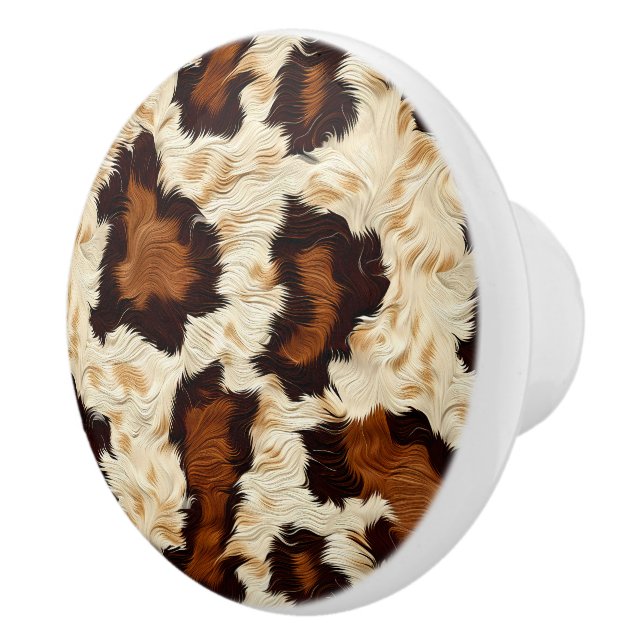 Bouton en céramique de cowhide (Droite)