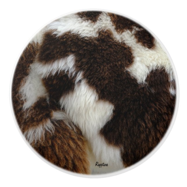 Bouton en céramique de cowhide (Devant)