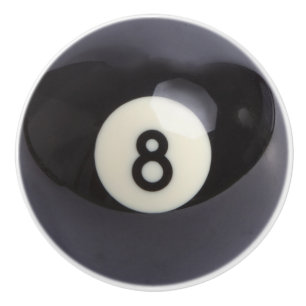 Bouton en céramique du billard 8-Ball de billards
