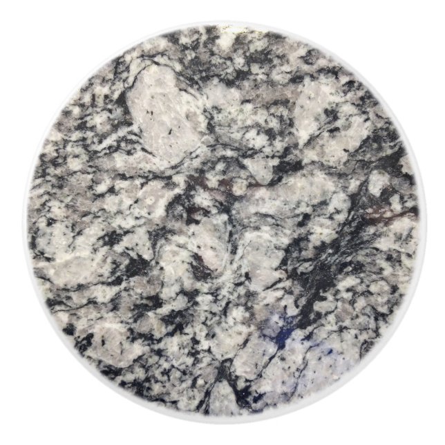 Bouton en céramique granite (Devant)