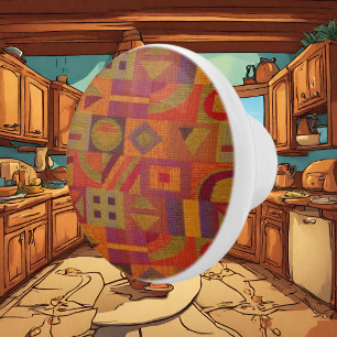 Bouton en céramique motif du sud-ouest