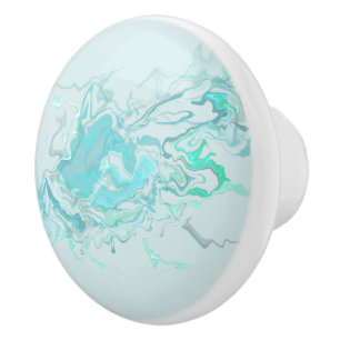Bouton en céramique Ocean Swirl II
