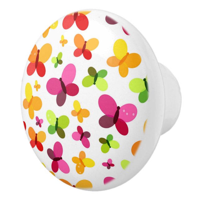 Bouton en céramique Papillons (Droite)