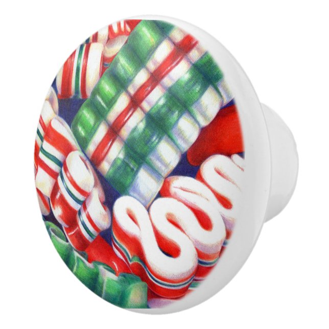 Bouton en céramique RIBBON CANDY (Droite)