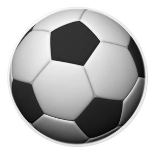 Bouton en céramique Soccer Ball