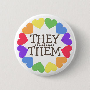 Bouton FIDE PRONONUN ILS/EUX BADGE