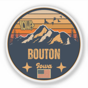 Bouton, Iowa, Vereinigte Staaten Aufkleber