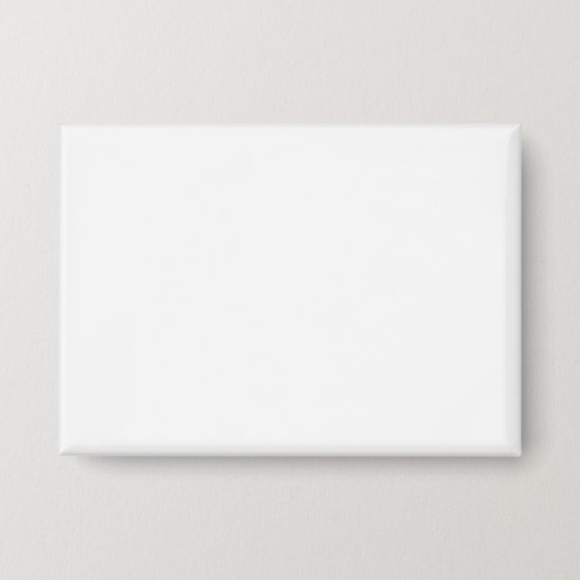 Bouton Rectangle blanc - Badge personnalisable (Recto)