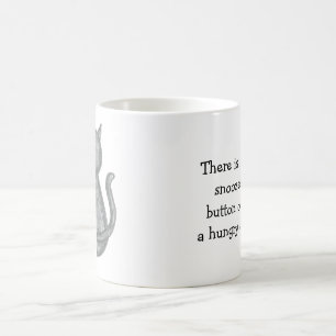Bouton Snooze Chat Mug - Oeuvre originale