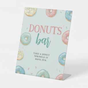 Boutons barre Cute Mint Green Baby shower Panneau