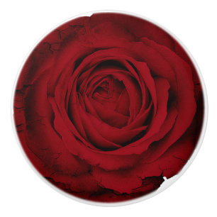 Boutons de cabinet de commode personnalisés Red Ro
