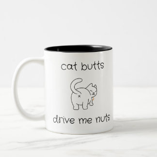 Boutons de chat me conduire noix café thé Mug