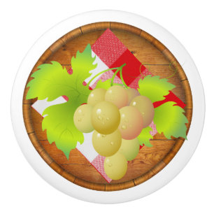 Boutons de tiroir de raisins à vin