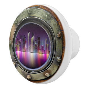 Boutons de tiroir de scène de hublots