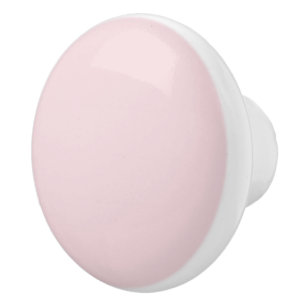 Boutons de traction en céramique rose pastel