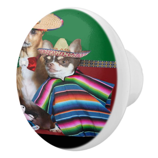 Boutons décoratifs de tiroir de chiwawas mexicains (Droite)