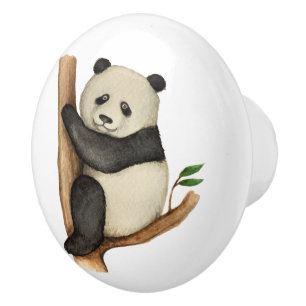 Boutons en céramique Panda - Cliquez pour voir