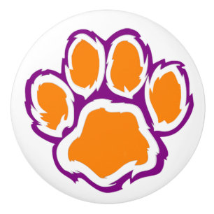 Boutons en céramique Tiger Paw