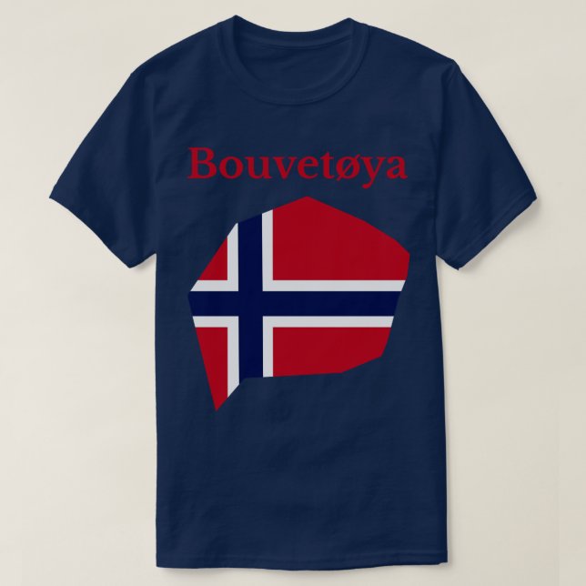 Bouvet Island Norwegen T-Shirt (Design vorne)